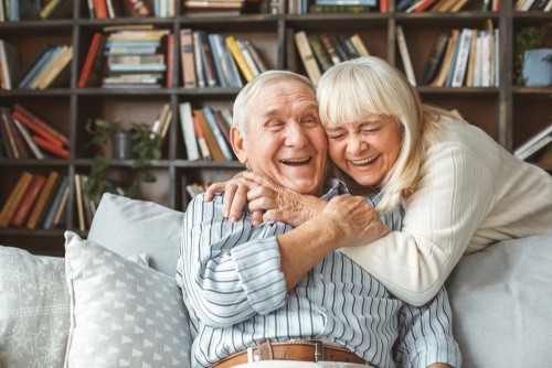 Couple Smiling Relationship Coach