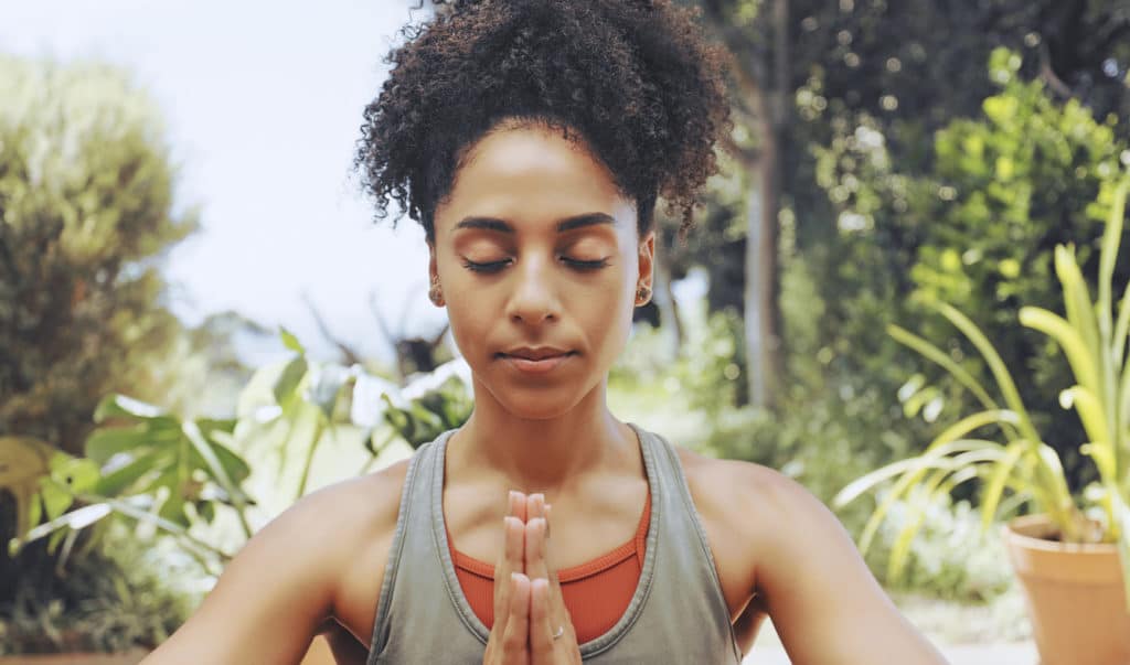 clarity woman meditating mental health enmeshment